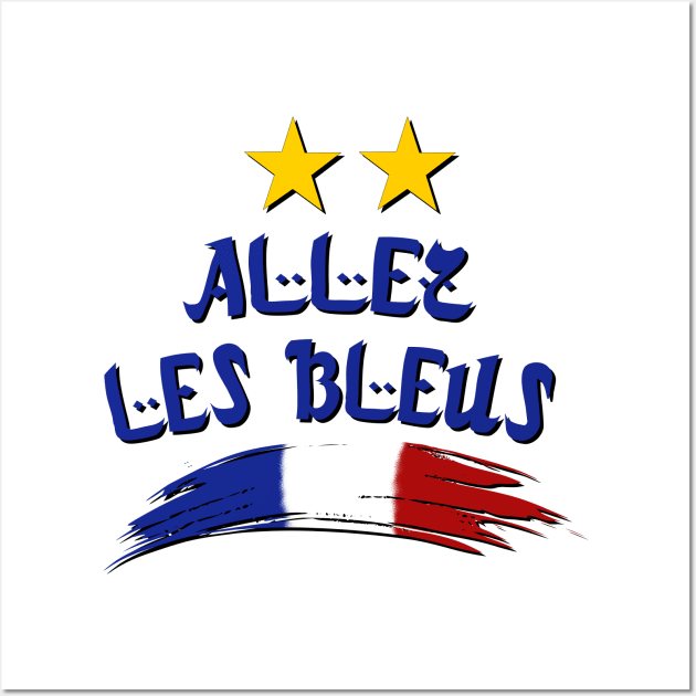 France fans tshirt for world cup qatar 2022 Wall Art by Barotel34